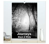 Journeys - Black & White (High Quality Premium Wall Calendar 2027 DIN A2 portrait),CALVENDO 12 Month Wall Calendar: Timeless and emotive landscapes from the British Isles