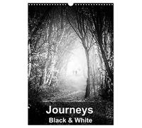 Journeys - Black & White (Wall Calendar 2027 DIN A3 portrait), CALVENDO 12 Month Wall Calendar: Timeless and emotive landscapes from the British Isles