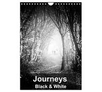 Journeys - Black & White (Wall Calendar 2027 DIN A4 portrait), CALVENDO 12 Month Wall Calendar: Timeless and emotive landscapes from the British Isles