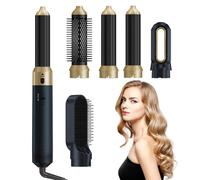 Journeyside Brosse Soufflante 5 en1 Air Styler Set, Brosse Chauffante Multifonction, Hair Styler 3 Températures avec 5 Accessoires, Seche Cheveux pour Sécher, Coiffante, Volumisant