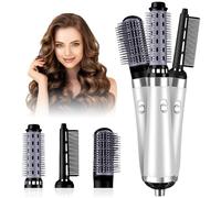 Journeyside Brosse Soufflante Hair Styler, Air Styler 1000W, Seche Cheveux Ionique, Brosse Chauffante 3 en 1, 3 Buses de Coiffage & 3 Températures, Brosse Lissante pour Lisser Sécher Volume