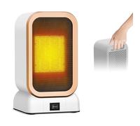 Journeyside Mini Radiateur Soufflant, Chauffage D'appoint 1000W PTC Radiateurs Soufflants à Économie D'énergie, 2 Modes de Chauffage Petit Chauffage D'appoint, Protection Contre les Basculements