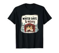 Jours et Nuits d'hiver avec Un Costume de cheminée Cool T-Shirt