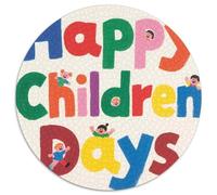 Jours Heureux Enfants Puzzle 1000 Pièces Cadeau Unique Lettre Jeu Éduchatif Challenge Toy À De Qualité Supérieure Peinture Art pour Adultes Et Enfants 1000pcs (67.5x67.5cm)