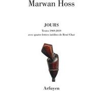 Jours Marwan Hoss (Auteur), René Char (Auteur)