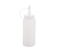 JOUSE R Flacon Souple en Plastique Distributeur de Condiments Sauce Une la Moutarde et Ketchup Clair Blanc 6Oz