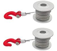 JOUSE Tambour de Roue de Treuil Servo de de Direction 2 PièCes SéRies 25T pour Voiture sur 1/10 RC TRX4 Axial SCX10 90046 D90 D110