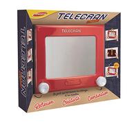 Joustra Ardoise Magique Telecran Original pour Dessiner à l'Infini-Enfants dès 5 ans-Format 19X19 cm-Coloris Rouge, J41404, Multicolore