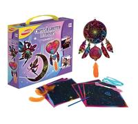 Maped Coffret Cartes à Gratter Féerique & Attrape-rêves – 6 cartes, ruban, fils, plumes, stylet