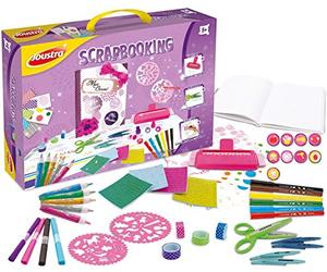 Joustra Loisirs Créatifs Coffret Scrapbooking pour Enfants dès 5 ans-Kit Travaux Manuels, Diverses techniques, J41521, multi-color