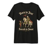 Joute médiévale Humour Chevalier bouffon Renaissance Fair T-Shirt Haut de Gamme
