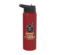 Joute médiévale : Ren Faire Cool Knight dans Shining Stainless Steel Insulated Water Bottle