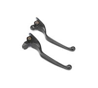 Jovarel Levier d'embrayage de moto Levier d'embrayage et de frein pour Harley pour Touring pour Road King Street Glide Electra Ultra(Noir)