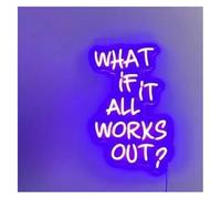 Jovarel Lumière néon Et si tout se passait bien pour une enseigne lumineuse au néon pour chambre, salle de jeux, ados, bar ou club ?(D)