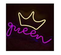 Jovarel Lumière néon Pour les enseignes au néon, lettres bleues, guirlandes lumineuses décoratives(Neon2)