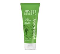 Jovees Herbal Papaya & Honey Face Scrub For Women/Men |Size: 100ml x Pack of 1 |Skin Type: Normal to Dry Skin | Use for: Neck and Face | Mud Purifies | Deep Cleanses Skin | For Tanned & Pigmented Skin