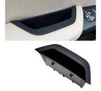 JOVERI 1 pièce, for BMW, poignée de porte intérieure à droite avec boîte rangement, compatible les modèles X3, X2 F25 et F26 Couvercle de panneau d'accoudoir à poignée de traction(Black-lhd)