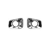 JOVERI Accessoires d'autocollants de décoration couverture phares antibrouillard avant protection lampe, for Suzuki, Jimny 2019 2020 + ABS Housse de phare de voiture(Chrome)