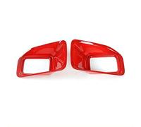 JOVERI Autocollants de garniture couverture décoration lampe antibrouillard extérieure voiture, for Ford, for F-150, 2015 Up, accessoires ABS Housse de phare de voiture(Rot)
