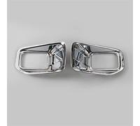 JOVERI Autocollants de garniture couverture décoration lampe antibrouillard extérieure voiture, for Ford, for F-150, 2015 Up, accessoires ABS Housse de phare de voiture(Chrome)