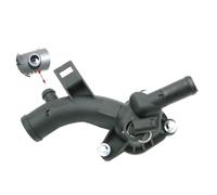 JOVERI Boîtier de thermostat sortie pompe à eau, for Opel, Astra, J, Adam, Corsa, D, Meriva B A14xel, A14xer, 1338022, 55562048 Tuyau de refoulement du liquide de refroidissement moteur(25193922)