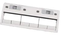 JOVERI Couvercle de brosse principale for DEEBOT, modèles incluant X1 TURBO et installation facile avec boucle (blanc) Couvercle de brosse principale pour aspirateur robot