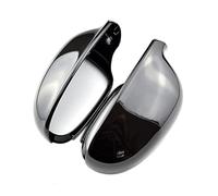 JOVERI Couvercles de rétroviseurs latéraux voiture en fibre carbone, for VW, for Golf, 5 R32 GTI Standard 2006-2009, couvercles, coques remplacement Housse de rétroviseur(BLACK Bright black)