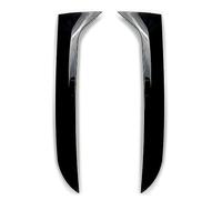 JOVERI for, for MK1 2007-2016 aileron latéral de fenêtre arrière Aile Coffre Couvercle Porte Noir Brillant Garniture séparateur Canard Partie extérieure