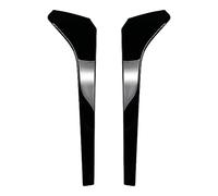 JOVERI for VW, for, for Rline MK2 2017-2022 aileron latéral arrière Garniture d'aile de Coffre séparateur Bord fenêtre lèvre Pare-Brise Canard Partie extérieure(Glossy Black)