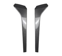 JOVERI for VW, for, for Rline MK2 2017-2022 aileron latéral arrière Garniture d'aile de Coffre séparateur Bord fenêtre lèvre Pare-Brise Canard Partie extérieure(Carbon Fiber Look)