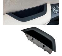 JOVERI Garniture de panneau d'accoudoir poignée porte intérieure gauche/droite, for BMW X3, X4 F25 F26 2011 2012 2013 2014 2015 2016 2017 Couvercle de panneau d'accoudoir à poignée de trac(Black-lhd)