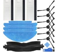 JOVERI Kit d'accessoires de remplacement for aspirateur robot Lubluelu SL60D, LaResar L6 Nex, HONITURE Q6 SE et Tikom L9000 Brosse pour aspirateur robot