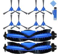 JOVERI Kit d'accessoires de remplacement for aspirateurs robots Eufy, RoboVac 35C, 11S Max, 15T, 30C Max, G20, 15C, 15C Max, G30, G30 Edge et G40 Hybrid+ Brosse pour aspirateur robot