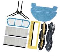 JOVERI Kit d'accessoires for aspirateurs A4S, A40 et CEN550: 2 brosses rotatives, 3 filtres, chiffons, latérales, 1 couvercle de brosse principale Couvercle de brosse principale pour aspirateur robot