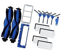 JOVERI Kit de pièces rechange for aspirateur robot Robovac 11S 25C 30 30C 35C 12 15T 15C Slim, brosse latérale principale, filtre Hepa Couvercle de brosse principale pour aspirateur rob