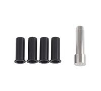 JOVERI Kits de réparation de bagues de charnières de Porte, for Jeep, CJ Wrangler TJ/YJ/CJ7/CJ5 Delrin Noir Ensemble de charnières de Porte