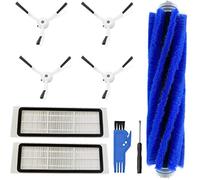 JOVERI Pièces de rechange for, série, avec brosse principale électrostatique, brosses latérales, filtres, universels, S5 S5 Max S6 S6 Pure S50 S51 S55 E4 E20 E25 E35 E2 Brosse pour aspirateur robot