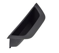 JOVERI Poignée de porte intérieure gauche/droite en fibre carbone ABS for BMW X3, X4 F25 F26 (2011, 2012, 2013, 2014, 2015, 2016, 2017) Couvercle de panneau d'accoudoir à poignée de trac(Black-lhd)