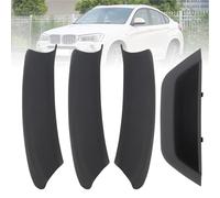 JOVERI Poignées de porte intérieures gauche et droite, for BMW X3, X4 F25 F26 2010, 2011, 2012, 2013, 2014, 2015, 2016, 2017 Couvercle de panneau d'accoudoir à poignée de trac(Rhd Black Set-china)