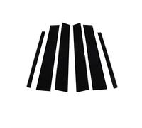 JOVERI Poteaux de pilier de voiture, couverture de panneau de garniture de fenêtre de porte, autocollant de colonne BC décoratif, for Mercedes-Benz, for classe ML W164 2006-2011, accessoires automobil