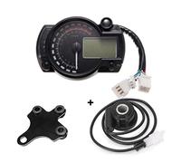 JOVERI,pour KOSO, LCD numérique moto RX2N compteur kilométrique compteur de vitesse instrument réglable MAX 299KM/H 7 couleurs tableau de bord Compteur kilométrique pour moto(Sensor 2)