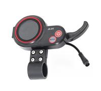 JOVERI Scooter électrique LCD Affichage Compteur Tableau de Bord Interrupteur d'alimentation accélérateur 36v 48v Universel Tf-100 pour Sealup Contrôleur de Moteur de Scooter(Jh-01 Short Line)