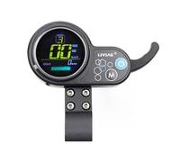 JOVERI Scooter électrique LCD Affichage Compteur Tableau de Bord Interrupteur d'alimentation accélérateur 36v 48v Universel Tf-100, pour Sealup Contrôleur d'affichage de Scooter(Liviae 6 Pin)