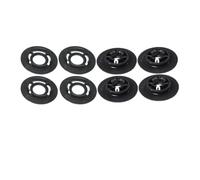 JOVERI Support de fixation for tapis sol, noir, 3C0 864 523 521, for, VW, Seat et Skoda Fixation de tapis de sol à clip(4 Sets)