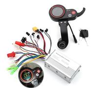 JOVERI Zq-100 et Compteur de kilométrage réglable à Basse Vitesse, Dilay 6 Broches avec clé pour Accessoires Scooter électrique Contrôleur de Moteur de Scooter(48v Controller)