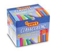 Jovi - Craies CLASSCOLOR, Boîte de 100 unités, Couleurs assorties, Elles ne produisent pas de poussière, Facile à effacer et très résistante, Sans gluten (1120)