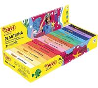JOVI 71S JOVI Knete PLASTILINA farbsortiert, 15 Farben je 150,0 g