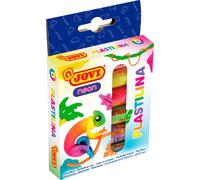 JOVI 90/6F Knete PLASTILINA farbsortiert 6 Farben je 15,0 g