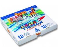 Jovi - Crayons Jumbo Easy Grip, Boîte de 300 crayons triangulaires, Couleurs assorties, Super résistant et performant, Sans gluten (979)