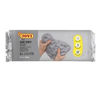 Jovi - Air Dry, Pâte à Modeler autodurcissante à Base d'argile Humide, Séchage à l'air sans Four, Couleur Gris, 1kg, Idéale pour Les Enfants de 3 Ans et Plus (86G)